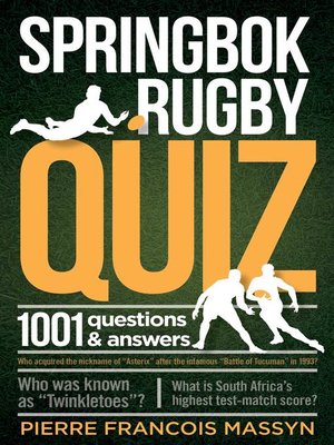 cover image of Springbok Rugby Quiz